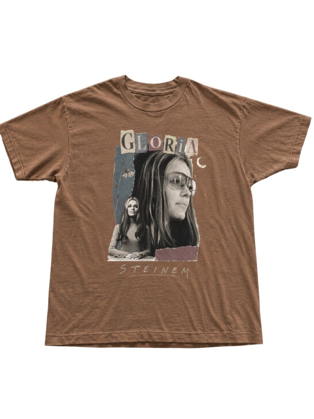 Brown Gloria Steinem Graphic Tee
